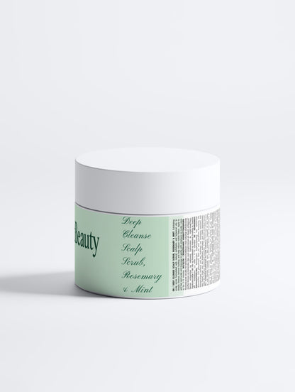 Deep Cleanse Scalp Scrub, Rosemary & Mint