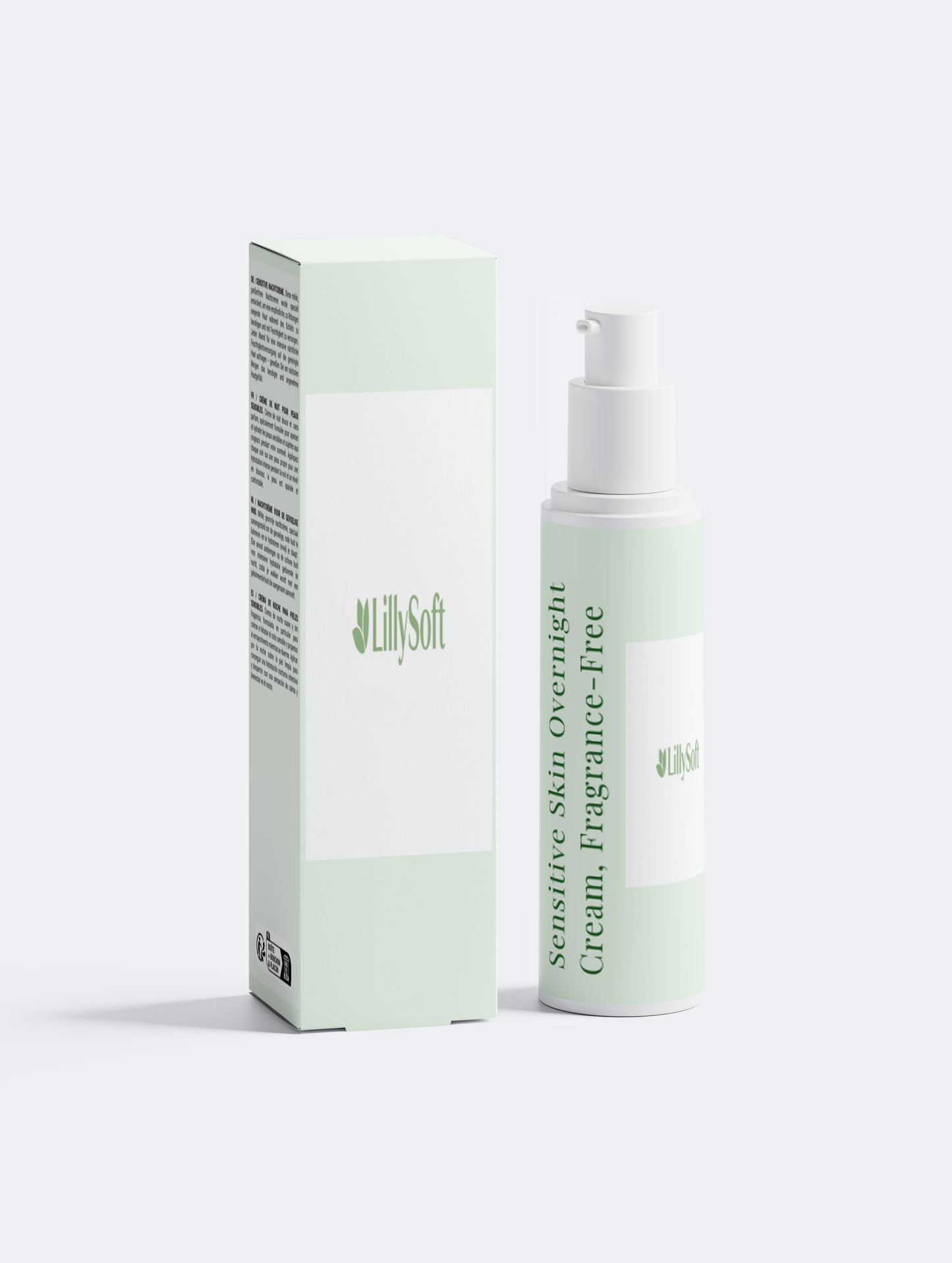 Sensitive Skin Overnight Cream, Fragrance-Free